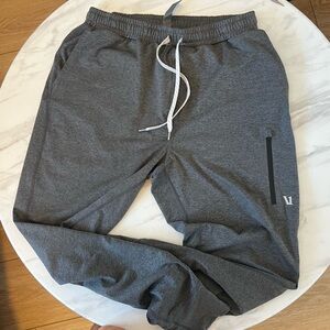 Vuori gray jogger track pants